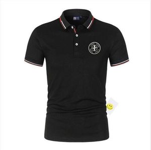 Sommarkläder Mens Polo Shirt Luxury Designer Polo Tee Men Casual Polo Fashion Snake Bee Print Embroidery T Shirt High Street Mushroom Februari Newspaper Fifttionh 2