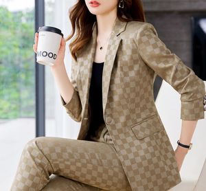 Women's Suits Blazers Letter Suit Jacket White For Women Long Sleeve Oversized Coat Loose Blazer Office Ladies Black Tops