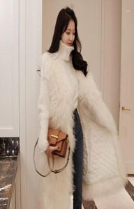 Women039s Fur Faux Fashion Women Hooded Vest High Quality Wool Coat Winter Warm Jacket For Female D19100611891369