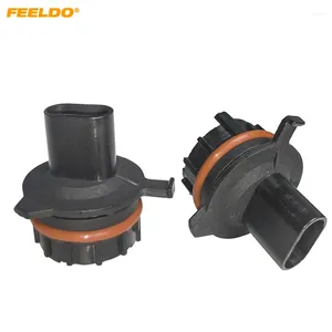 照明システムfeeldo 2pcs car hid xenon h7 low beam bulbs installatunation socket Conversion adapter for E39 5シリーズ（Type1）＃CA1056