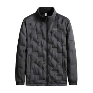 Mäns ner parkas Autumn Winter New Mens Plus Size modeplaggjacka Down Jacket 7xl 8xl Mens Winter Jacket 6xl Buffer Jacket Q240525