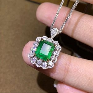 Vintage Chocker Necklace Cz White Gold Filled Engagement Wedding Pendants Necklace For Women Promise Jewelry Dfuwn