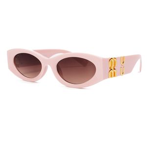 デザイナーレディースデザイナーサングラスMU Polarized Fashion Mirror Cat Eye Goggle Rap Sunglasses for Women Frame Tide Lunette Sun Glases 57ae