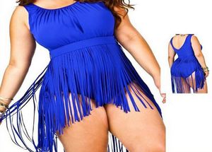 Плюс размер Women039s Tassels Bikini Swipwear Plus Up Plus Size Cwimsite Frighes Counting Comse7429221