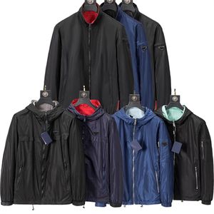 Fashion designer Mens Jacket Spring Autumn Outwear Windbreaker Zipper clothes Jackets Coat Outside can Sport Men's