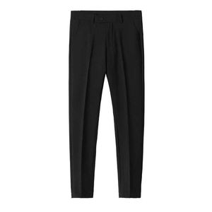 Men's Pants Mens Suit Pants Spring and Summer Male Dress Pants Business Office Elastic Wrinkle Resistant Big Size Classic Trousers Male B16 Q240525