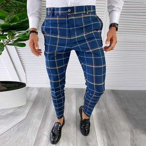 Erkekler Pantolon Sıradan Erkek Pantolon Ofis Hızlı kurutma seti pantolon Yeni İlkbahar/Yaz Koreli Düz Bacak Pantolon 3D Baskılı Resmi Pantolon Q240525
