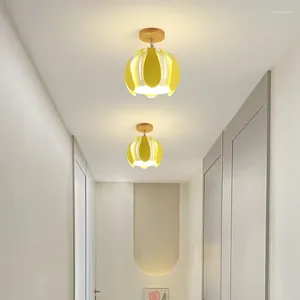 Taklampor Iralan Petal Ball Modern LED -lampgång Belysning Fixtur E27 för hem sovrum korridor vardagsrumsdekor