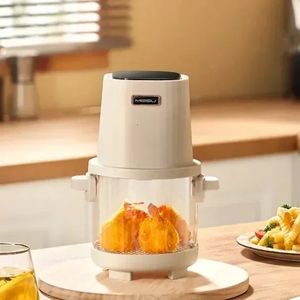 Air Fryer Mini piccola capacità Visualizzata vetro trasparente piccolo dormitorio singolo consegna libera per una persona 240527