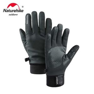 Спортивные перчатки Naturehike-Mountain roving Gloves Сенсорный экран Флисовый Флисовый Водонепроницаемый Наружный Рыбалка Спортивная зима Q240525