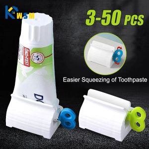 Caldo 3-50 pezzi di dentifricio Squeezer Care orale utensili da bagno utensili per dentifricio tubo di cosmetici Cleanser rotola