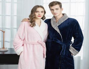 MEN039S SLUCHEND MEN MEN WINTER PLUS TAMANHO EXPERMENTO QUENTE QUENTE AO CAPOLED BATHED ROBE ROBE EXTRA LONGO DO BAIO DO BAIO DE CORA