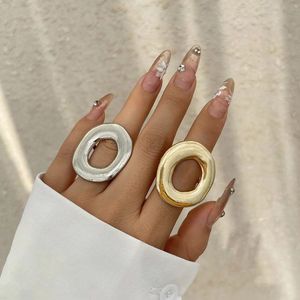 18K Gold Sliver Starry Ring Rings Rings Designer de anel de unha para feminino Titanium Steel Rose Gold Silver com diamante completo para anéis de casamento Presente de noivado de casamento