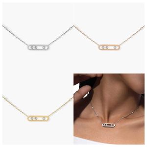 Pendant Necklaces Classic Charming Necklace in 925 Silver Large Womens Sliding Pendant Anniversary Q240525