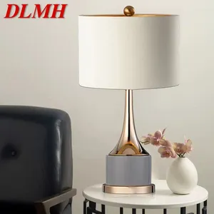 Tischlampen DLMH zeitgenössische Vintage -Lampe kreativer LED -Schreibtisch Licht für heimische Wohnzimmer Schlafzimmer Nachttätigkeit Dekor