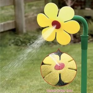 Dans solrosform gräs vatten sprinkler rolig snabb bevattning roterbar trädgård sprinkler rolig gräsmatta sprinkler för gård 240518