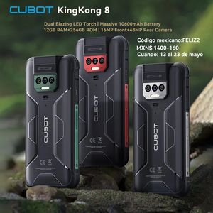 Cubot Kingkong 8スマートフォン（6+6GB）RAM+256GB ROM 10600MAHバッテリーデュアルLEDトーチ48MPリアカメラNFC指紋携帯電話