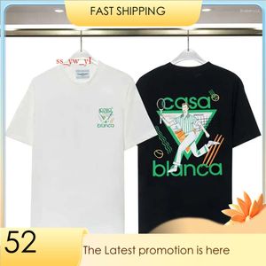 Men's T Shirts 24ss Tennis Club Oversized Men Women Hip Hop Letter Tops Logo Pure Cotton White Shirt e65f