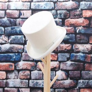 Berets Western Top Hat Wide Brim Fedora Gift For Boyfriend Short