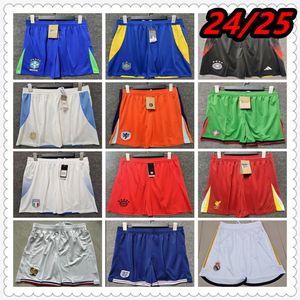 Top tailandês camisas de futebol de qualidade mensal shorts curtos de futebol reto 23 2024 2025 calças Maillot de Foot Camisa Futebol