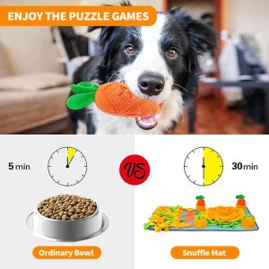 Trwałe pies w pupy puppy snicfing Puzzle Toys Interactive Inslip Pet Feeding Mat Portable Squeaky Slow Feeder