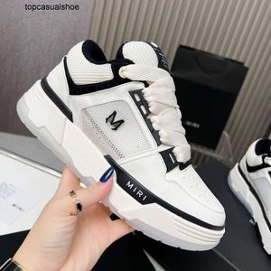 Amirsity Foam Shoes Designer Casual Outdoor Ma 1 Bone Football Black White Ami Sneaker Womens Platform Track Shoes Tennis Basketball Trainer Men Leather Walk