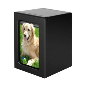 Solid Wooden Pet Urns Factory Sale Box Urna Box Luxury Cat and Dog Urn Box com Pet Pet personalizado 240521
