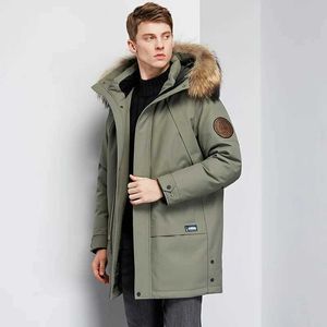 Herren Down Parkas Herren Winter White Enten Down