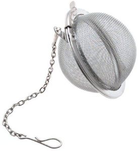 Rostfritt stål TEA POT INFUSER SPHERE LOCKING SPICE TEA BALL Silter Mesh Infuser Te Siler Filter Infusor 3796356