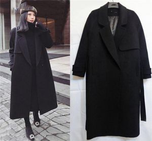 Fashion Women Wool Blend Female Long Autumn And Winter Slim Coat Women Longsleeved Casual Overcoat3526829