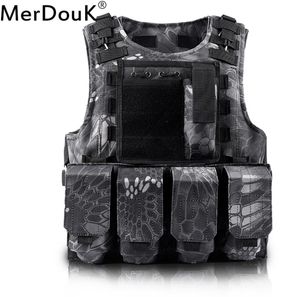 Lossa Airsoft Tactical Vest Molle Vest Protection Plates Colete USMC Soldier Combat Vest Army Military Camouflage Carrier S1919098311