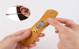Инструменты для бровей трафареты для очистки ушей из нержавеющей стали набор для снятия воска многоразовый комплект для взрослых для взрослых.