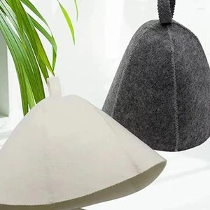 Berets Heat Protection Sauna Hat Thicken Felt Shower Cap Women Hair Turban Quickly Towel Drying Hats Bathroom Accessories