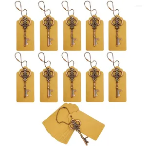 Parti lehine 20pcs/set şişe açıcı etiket çubuğu hediyesi vintage anahtar şekilli winebottle düğün