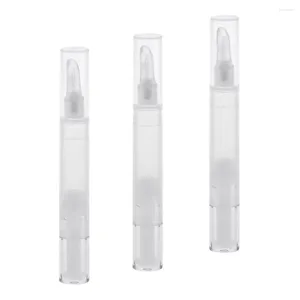 Storage Bottles Pen Empty Concealer With Silicone Head Cosmetic Foundation Nail Oil Container Applicators 5ml Pack Of 3