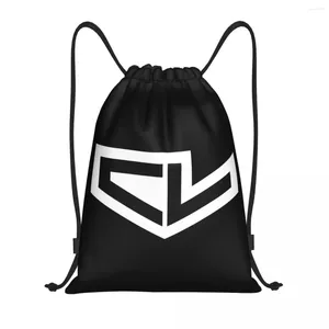 Bolsas de armazenamento personalizadas CL CHARLES LECLERC Backpack Backpack Women Women Motorsports Racing Gym Sackpack Sacks para treinamento