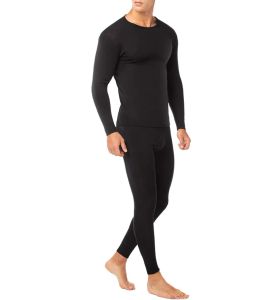 Men 46% Merino Wool Base Layer Set Merino Thermal Underwear 180G First Thermal Layer Man Long John Set Winter Top + Bottom Suits