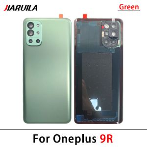 OnePlus 9 9r 10 Pro BatteryカバーガラスパネルリアドアハウジングケースOnePlus 9Proバックカメラカメラレンズ付き