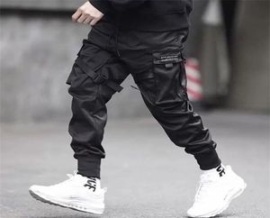 April MOMO Men Spring Hip Pop Harlan tooling pants Elastic Waist Pencil Pants Trousers Streetwear Hombre Sweatpants T2001044193456