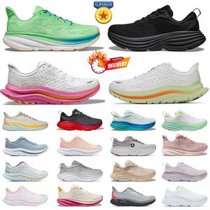 hoka clifton 9 bondi 8 hokas shoes womens mens sharkskin diva pink on clouds women ice flow bit of blue black white kawana peach whip sports big size sneaker trainers