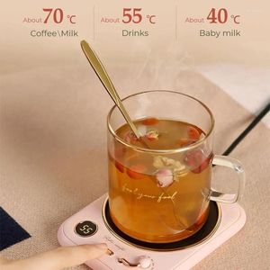 Tea Trays USB Electric Mug Mat Coffee Warmer Pad Cup Heater Constant Temperature Heating Milk Water Home Office Gift