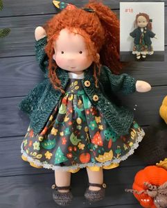 Vinyl Doll Toy Waldorf Handgjorda söt Vinyl Doll Packaging Doll Tyg Bytesbox Kawaii Funny Childrens Gift Toy 240513