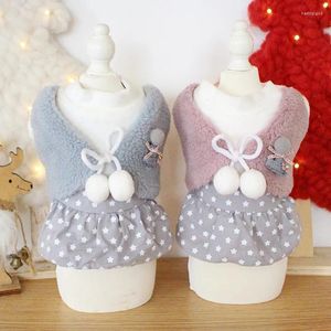 Dog Apparel Clothes Star Vest Cat Dress Fashion PET Clothing For Dogs Puppy Cotton Winter Warm Products Chihuahua