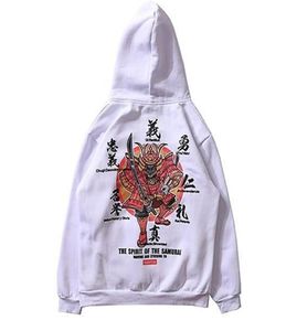 Hip Hop Men Hoodie Sweatshirt Hoodie Streetwear Herbst Winter Fleece HipHop Stil von chinesischen Charakteren Die Samurai 2011283371585