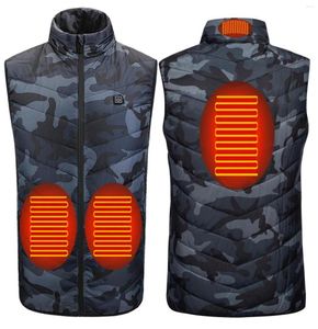 Men039S västar värme Vest Winter Warm Jacket uppvärmd USB -laddning Intelligent kläder Hunt187670