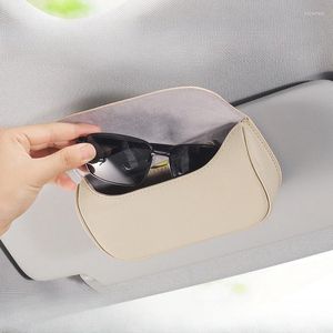 Vasen Autobrillen Box Clip -Ticket Multifunktional magnetische Sonnenbrille Sonnenbrille