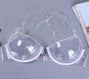 Trasparente reggiseno sexy invisibile Respuglio regolabile pushup Bra mosate mutande per campeggio da fondo per donne3326011