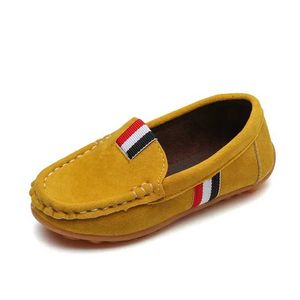 First Walkers Fashion Boys Shoes Kids Children Soft Flats Sneakers Casual Shoes for Toddler Boy Classical Moccasins British All-match Loafers Q240525