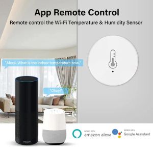 Tuya Zigbee 3.0 Temperaturfuktighet Sensor inomhus Hygrometer Termometer Batteridrivet arbete med Smart Life Alexa Google Home