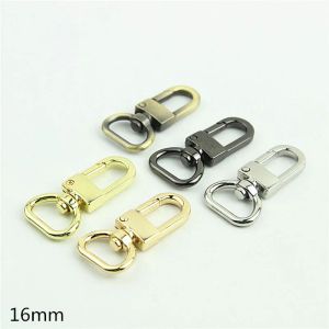 1pcs Metal D-ring Swivel Eye Snap Hook Trigger Lobster Clasps Clips for Leather Craft Bag Strap Belt Webbing Keychain
